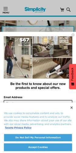 Mobile page screenshot