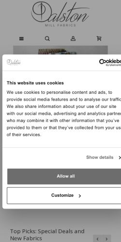 Mobile page screenshot
