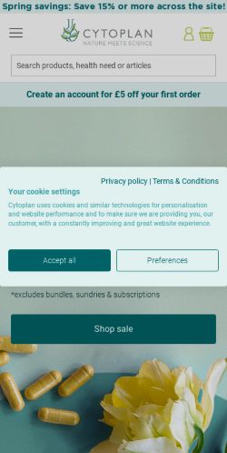 Mobile page screenshot