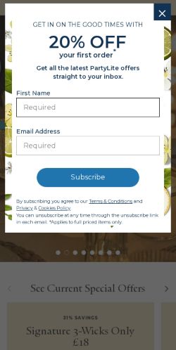 Mobile page screenshot