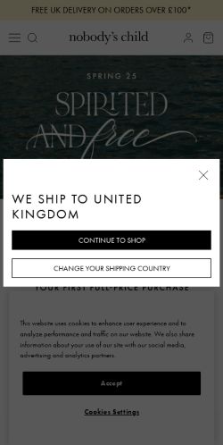 Mobile page screenshot