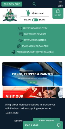 Mobile page screenshot