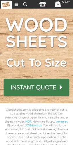 Mobile page screenshot
