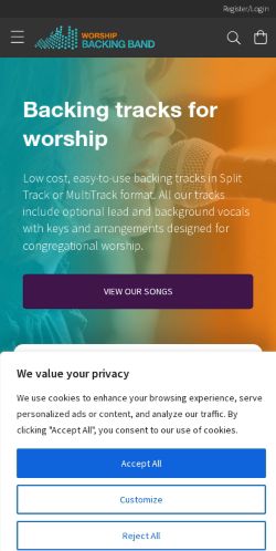 Mobile page screenshot