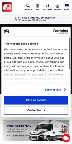 Mobile page screenshot