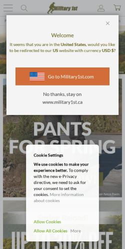 Mobile page screenshot