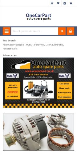Mobile page screenshot