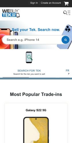 Mobile page screenshot