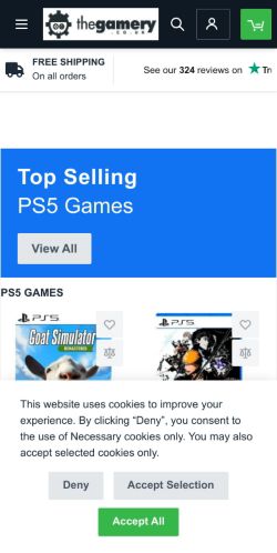 Mobile page screenshot
