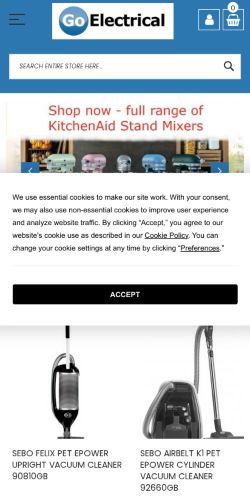 Mobile page screenshot