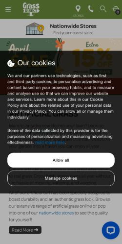 Mobile page screenshot
