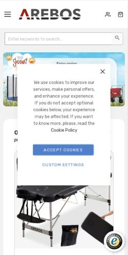 Mobile page screenshot