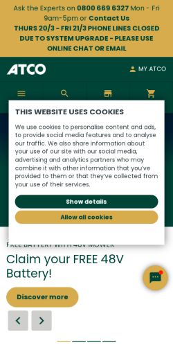 Mobile page screenshot