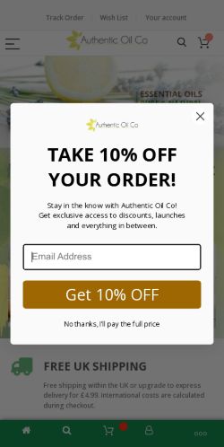 Mobile page screenshot