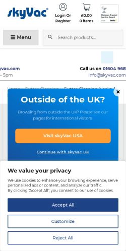 Mobile page screenshot