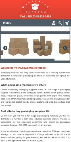 Mobile page screenshot