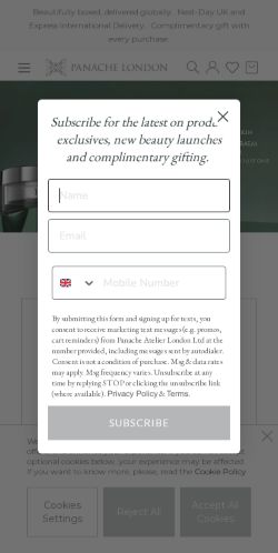 Mobile page screenshot