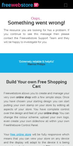 Mobile page screenshot