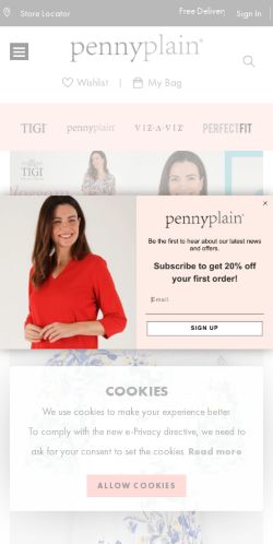 Mobile page screenshot