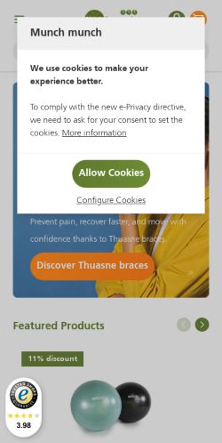 Mobile page screenshot