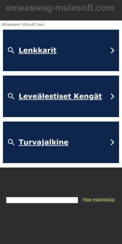 Mobile page screenshot