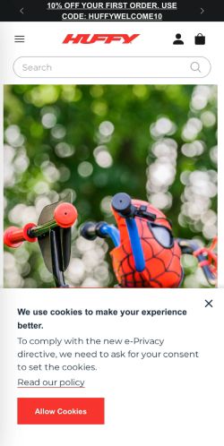 Mobile page screenshot