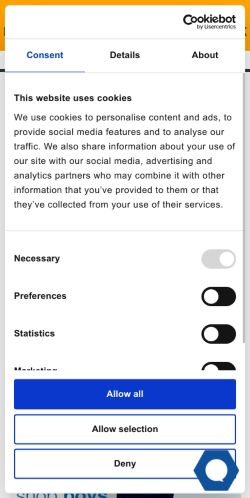 Mobile page screenshot