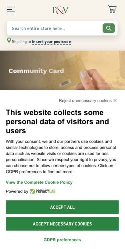 Mobile page screenshot