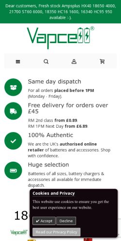 Mobile page screenshot