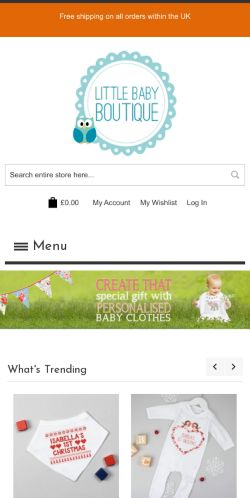 Mobile page screenshot