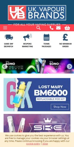 Mobile page screenshot