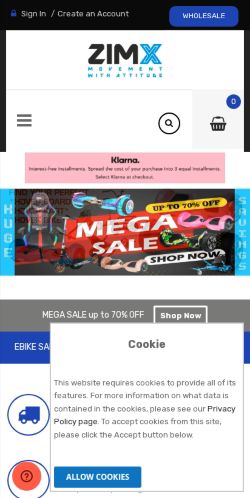 Mobile page screenshot