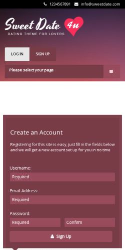 Mobile page screenshot
