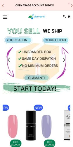 Mobile page screenshot