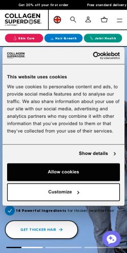 Mobile page screenshot