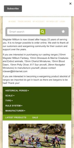 Mobile page screenshot