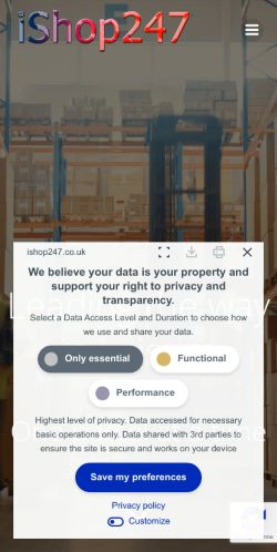 Mobile page screenshot