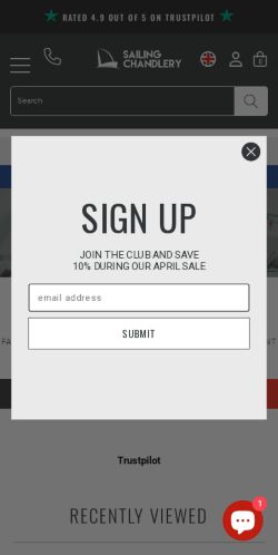 Mobile page screenshot