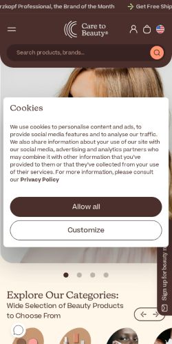 Mobile page screenshot