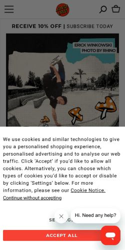 Mobile page screenshot