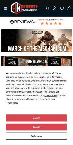 Mobile page screenshot
