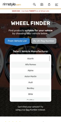 Mobile page screenshot