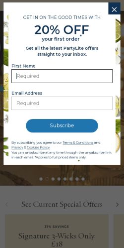 Mobile page screenshot
