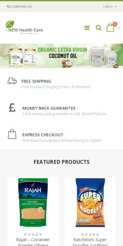 Mobile page screenshot