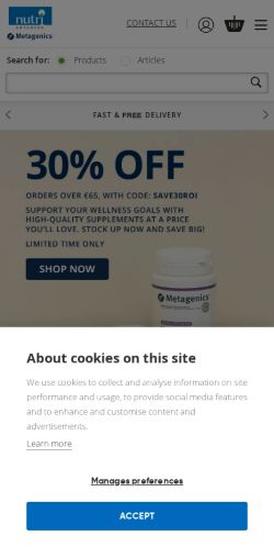 Mobile page screenshot