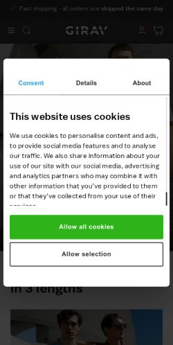 Mobile page screenshot