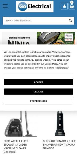 Mobile page screenshot