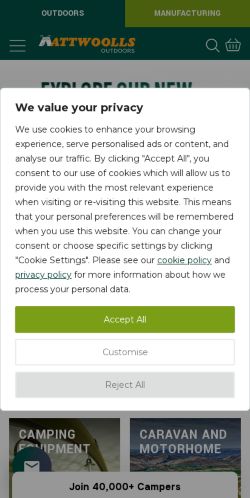 Mobile page screenshot