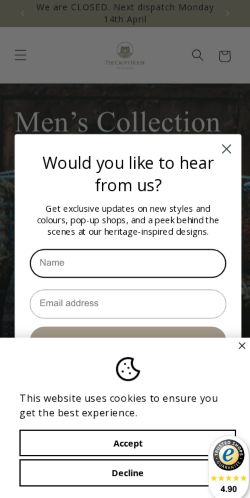 Mobile page screenshot