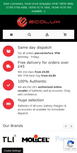 Mobile page screenshot